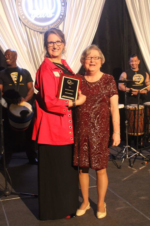 Judy Patton and Rosanne Nabors Cleburne chamber